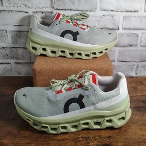 On Cloud Cloudmonster Glacier Meadow Gray Green Women's 10.5 61.99022